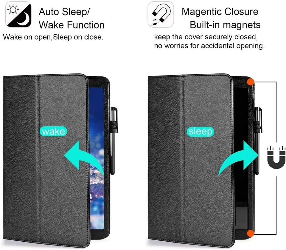 Funda Para Samsung Galaxy Tab A9 Plus 5G A8 S10 Lite S9 Plus S7 FE 5G Soporte Cubierta Foto 4 de 4