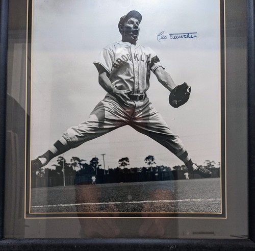 Leo Durocher Signed 11x14 Vintage Photo Framed Numbered COA - Picture 2 of 4