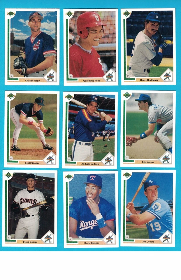 1991 Upper Deck Baseball  (1-207) - U PICK - Premium Cards - Pristine condition - Image 3 of 4