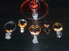CAT Lover Wine Glass Charms
