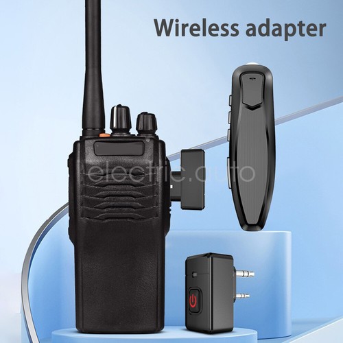 Walkie Talkie Headset Wireless Bluetooth Earphone Two way Radio for Baofeng - Zdjęcie 9 z 13