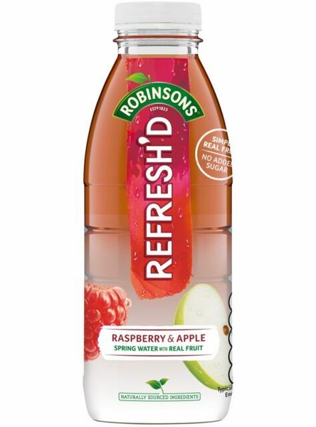 Robinsons Refreshed Raspberry and Apple Flavoured Water - 24x500ml for ...