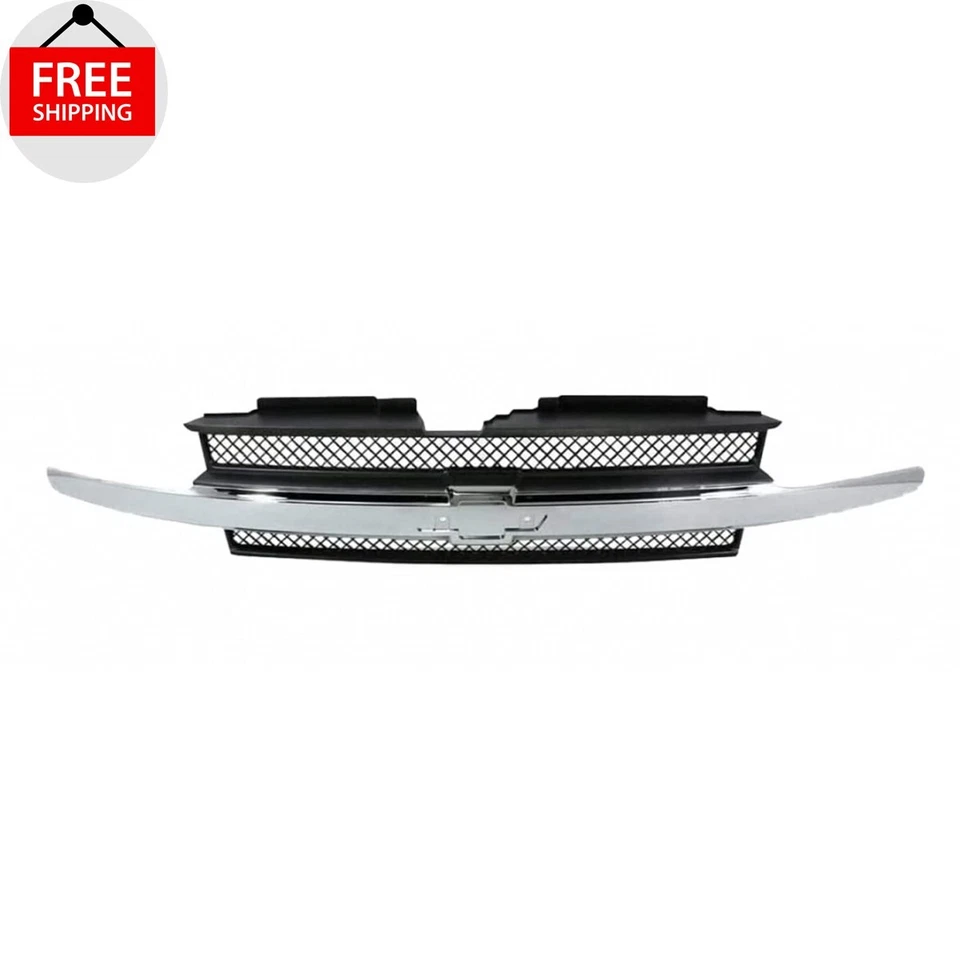 New Front Grille And Headlights Left & Right For 2002-2005 Chevrolet Trailblazer Foto 2 de 4