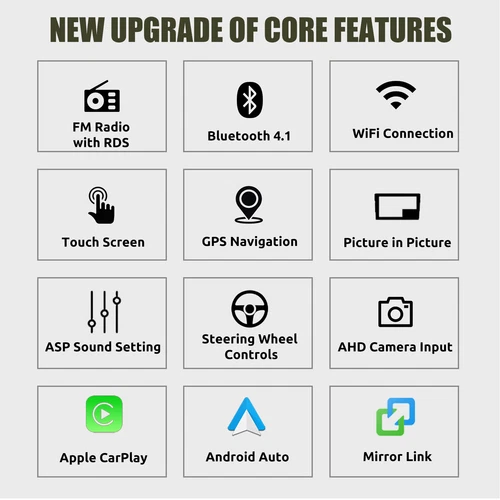 FOR 2015-2018 FORD TRANSIT CONNECT APPLE CARPLAY RADIO ANDROID 13 GPS WIFI + CAM - Picture 12 of 24