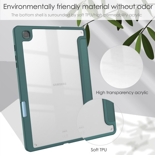 Fashion Leather Stand Case Smart Clear Case Cover For Samsung Galaxy Tab S6 Lite - Picture 46 of 55