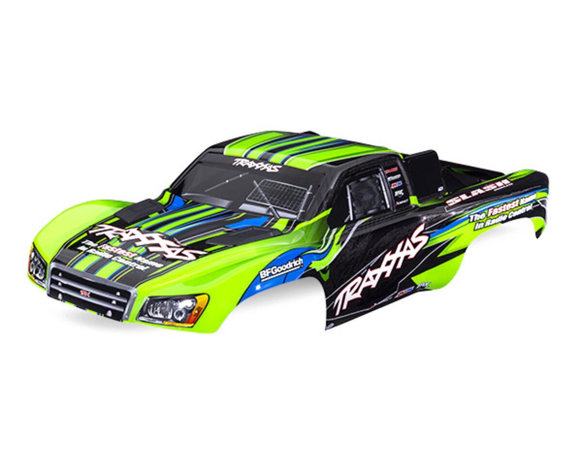 TRAXXAS Karosserie Maxx Slash Grün + Dekorbogen