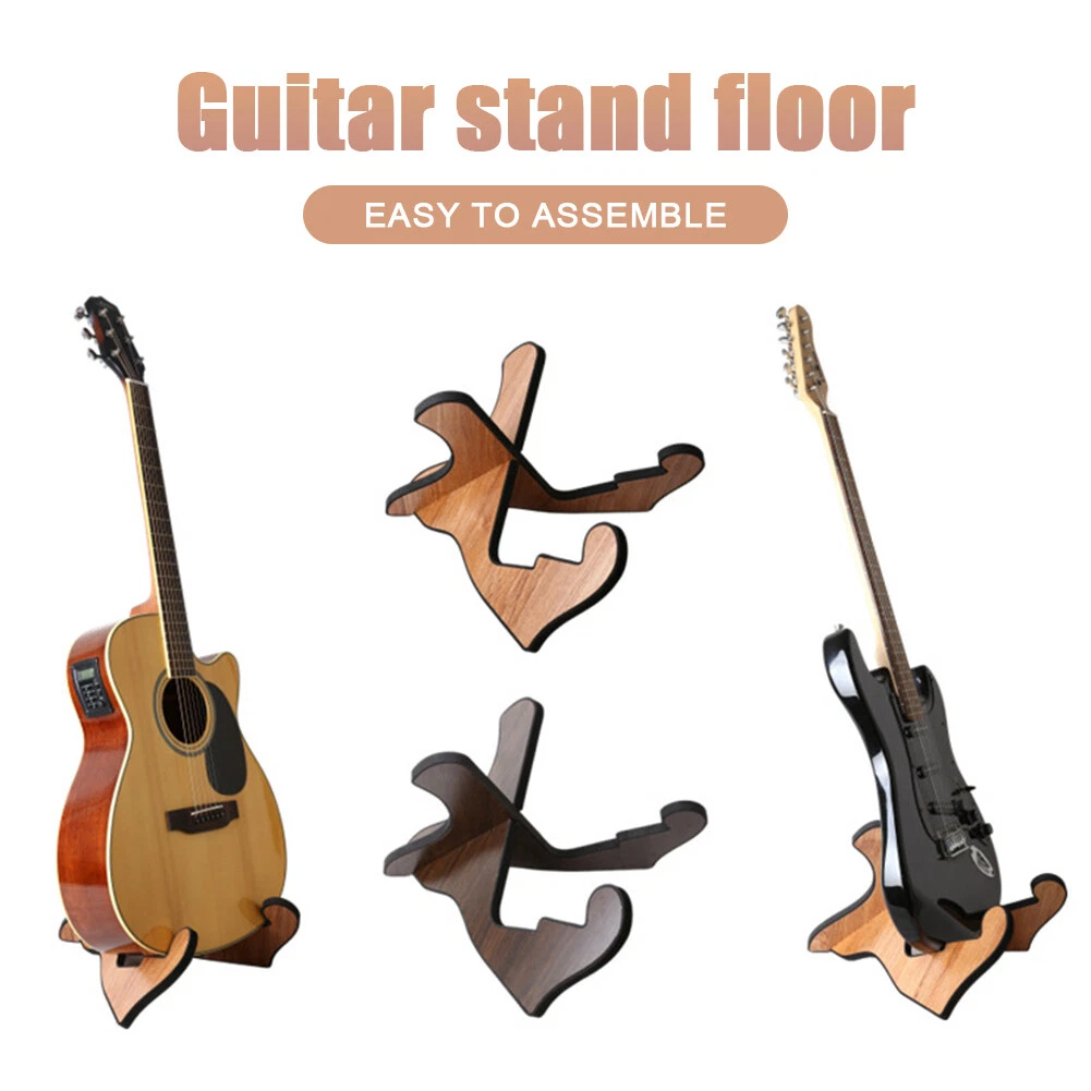 Electric guitar sale stand wood