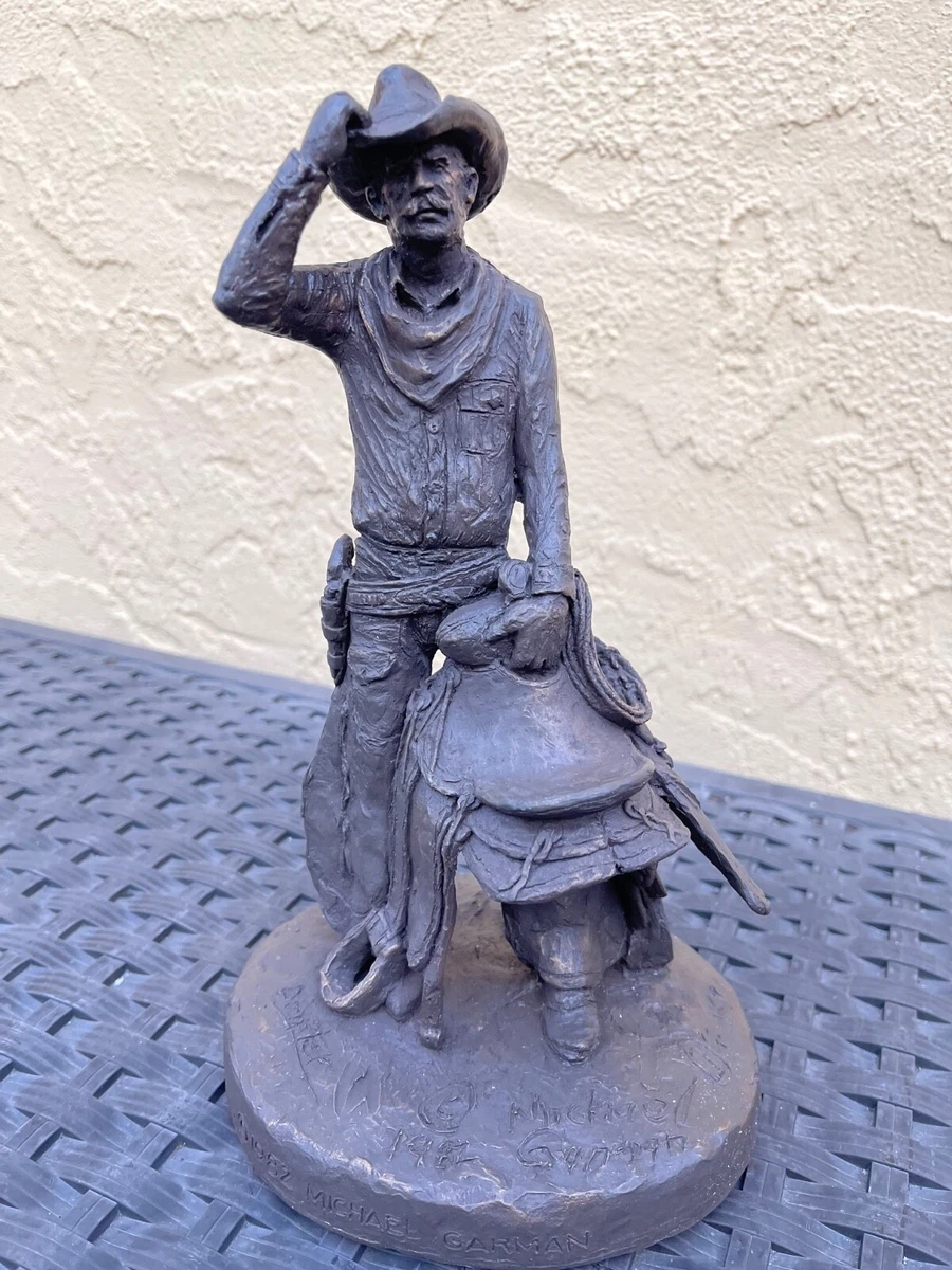 マイケルガーマン　カウボーイの彫刻 インテリア アンティーク　アメリカ Michael Garman Ceramic & Porcelain Art Sculptures for sale | eBay