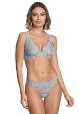 I.D. Sarrieri 278547 Women  La Rose Thong, Blue Ciel, L