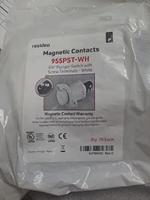 (10 Pack) Honeywell Ademco 955PST-WH White Plunger Contact w/ Terminals