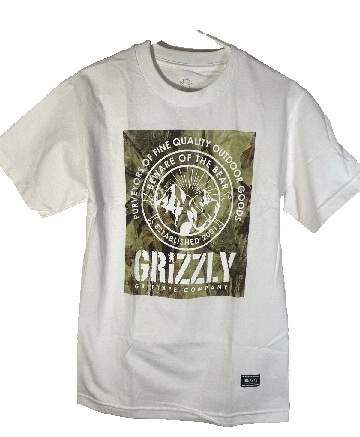 Camisetas De Algodão Grizzly para Homens