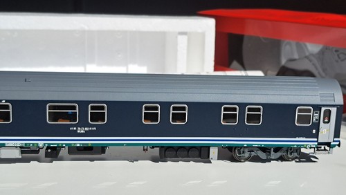 ACME 50958, FS Carrozza Letti tipo T3 Treno Notte Class Trenitalia carrelli FIAT - Foto 13 di 13