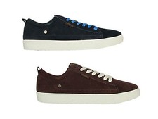 Nicholas Deakins Mens Trainers Suede Leather Lace Up Shoes Plimsolls Sneakers