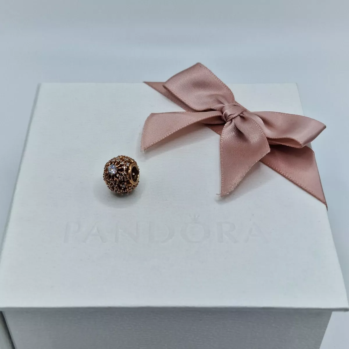 Pandora rose inner deals radiance openwork charm