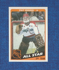 1984-85 Topps Hockey All-Star # 164 Pat Riggin