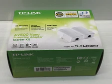 TP-Link AV600 Powerline Starter Kit - White