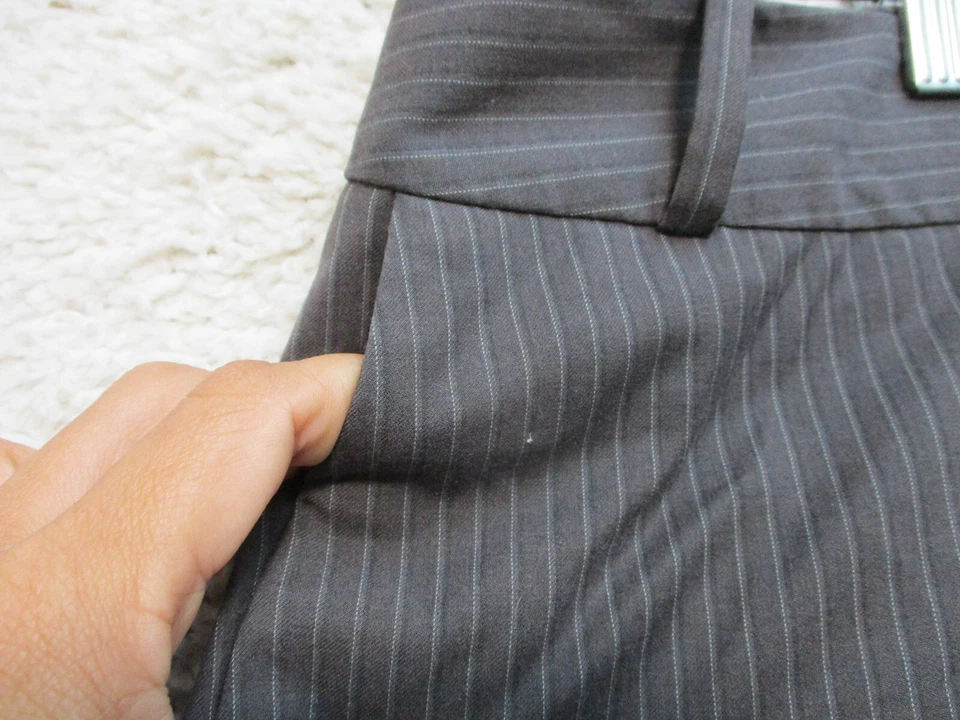 Pantalones Cortos Mossimo 12 Para Mujer Talla Regular Gris Vestido Informal Bolsillos Elastizados Informales Foto 4 de 4