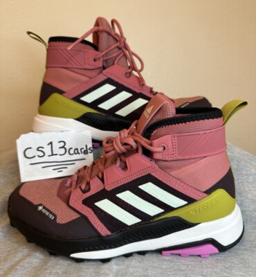 Adidas Womens TERREX TRAILMAKER MID GORE-TEX Red HIKING SHOES - Gy6146 Size 6.5