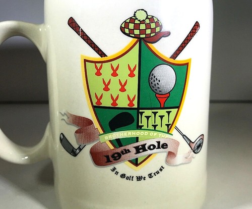 Vintage 1997 Warner Bros. Bugs Bunny Daffy Duck GOLF Cup Mug 19th Hole Man Cave - Picture 7 of 7