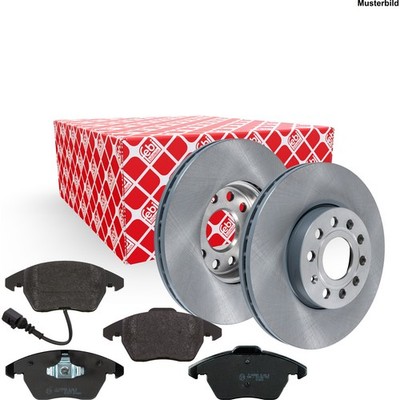 FEBI BREMSSCHEIBEN + BELÄGE + WARNKONTAKT VORNE BMW X3 X4 G01 F97 G08 G02 F98