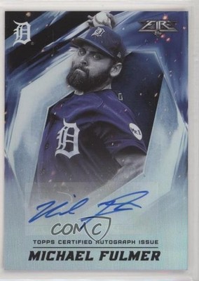 2017 Topps Fire 69/325 Michael Fulmer #FA-MF Auto 0r4