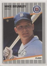 1989 Fleer Update Mike Brumley #U-30 0b5