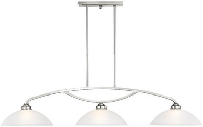 Lighting 4224-91 Somerset Billiard/Island, 11.25X50.00X13.00, Silver