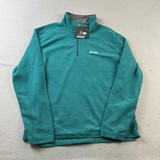 Regatta Sweatshirt Mens XL Pacific Green Thompson Fleece 1/4 Zip Pullover NWT