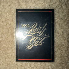 Leaf 1992 Set Baseball Cards Black Gold Edition 1-2 Series Jeff Kent Dale Murphy
