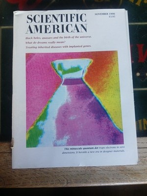 1990 SCIENTIFIC AMERICAN Magazine Black Holes Dreams Insect Wings Gene Therapy