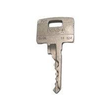 Vintage ASSA Twin High Security KEY #51 124