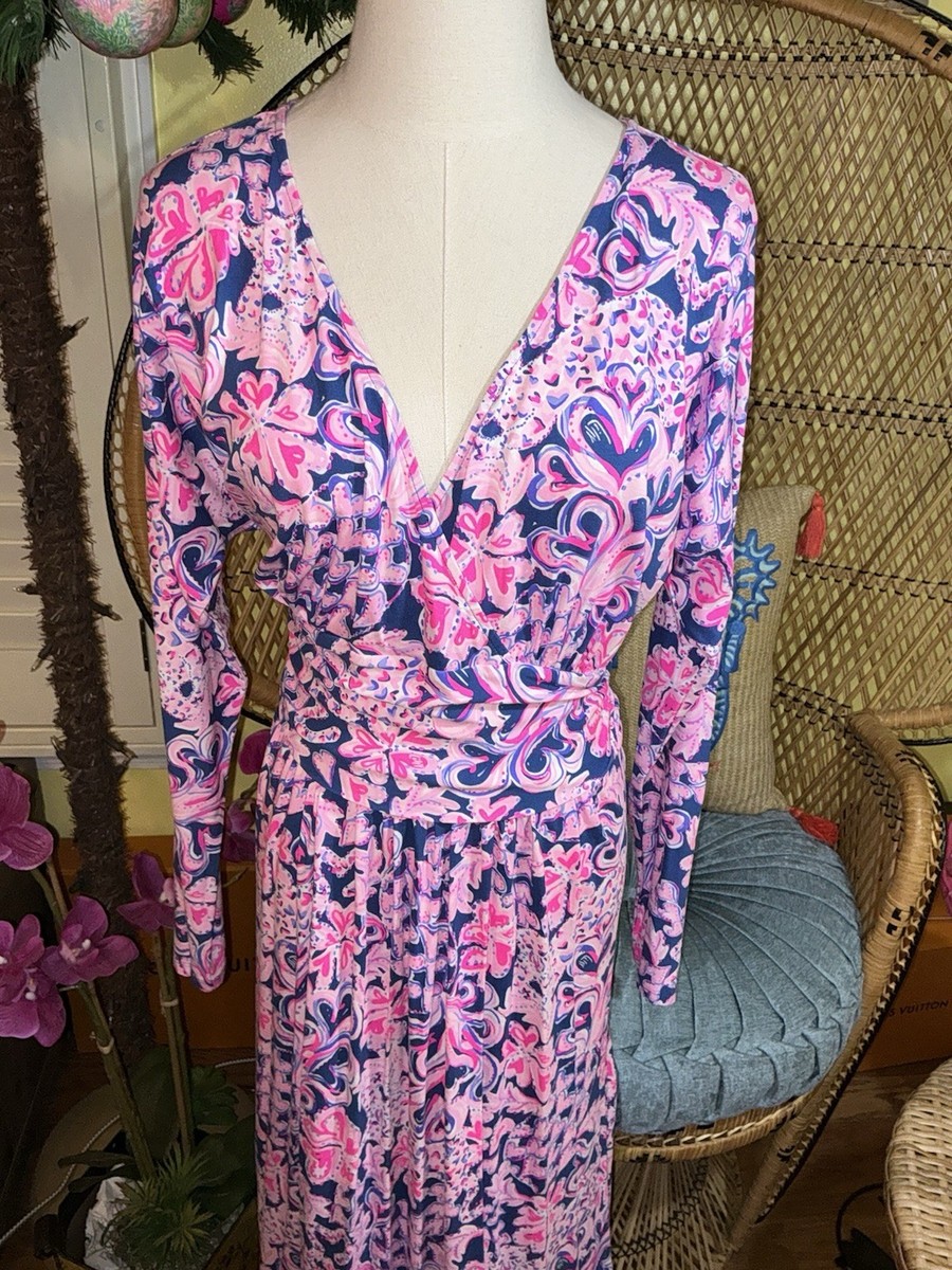 Lilly Pulitzer NWT Nichola Maxi Dress Love You Bunches