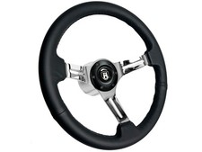 1974-1979 Vw Beetle Super Beetle 14 Black Leather 6-bolt Steering Wheel Kit 1974-1979 Vw Beetle Super Beetle 14 Black Leather 6-bolt Steering Wheel Kit