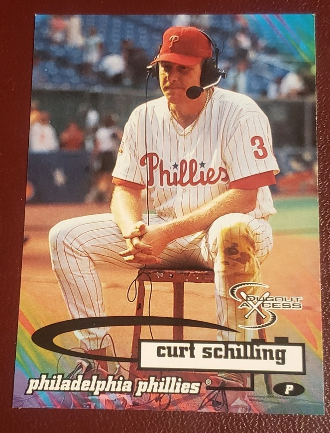 1998 Skybox Dugout Axcess #35 Curt Schilling P Philadelphia Phillies *40% OFF 2+