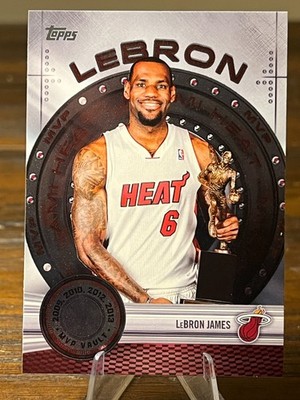 2025-26 Topps #MVP-8 LeBron James MVP Vault Miami Heat