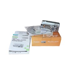 Canon PowerShot A470 Silver 7.1MP Digital Camera 3.4x Optical Zoom Boxed