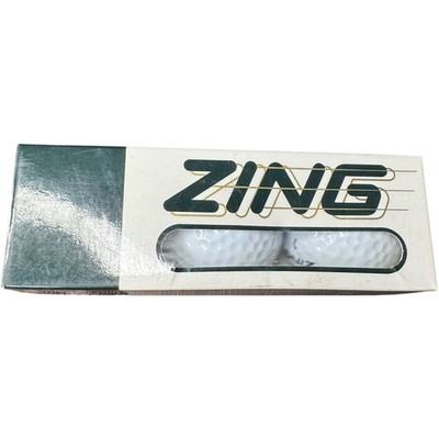 Ping Zing 1992 Karsten #4 No Logo white golf balls 3ct