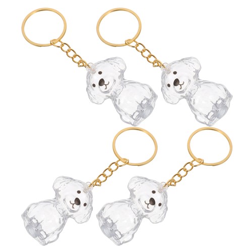 4 Pcs Pet Hair Souvenir Box Cremation Keepsake Memorial Keychain Pendant - Picture 5 of 12