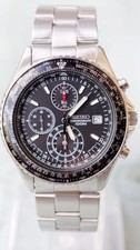 SEIKO Flightmaster 7T92-0CF0 Chronograph Men's Watch. New battery. 1yr Warranty.