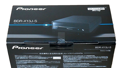 Pioneer BDR-X13J-S External Blu-ray Drive Burner 16x BDXL M-DISC