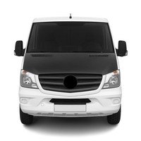 Haubenbra Bonnet Bra Steinschlagschutz FüR Mercedes Sprinter Schwarz 1Tlg