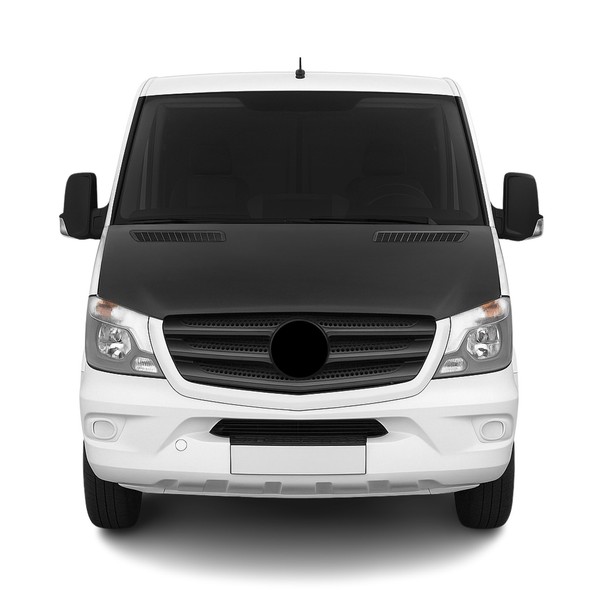 Haubenbra Bonnet Bra Steinschlagschutz FüR Mercedes Sprinter Schwarz 1Tlg-image