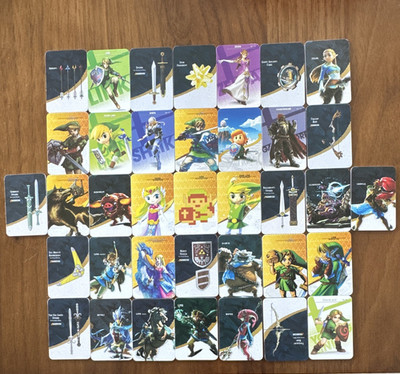 The Legend of Zelda Skyward Sword 38-Card Legend of Zelda Amiibo