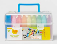 New in Box Non-toxic Washable Sidewalk Chalk 48pc - Sun Squad