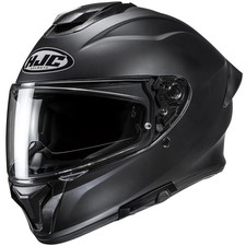 HJC C71 Motorcycle Motorbike Full Face Helmet - Plain Matt Black