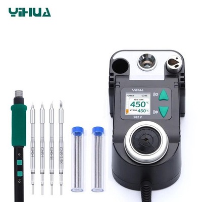 YIHUA 982-V 60W Digitale regelbare Lötstation C210/C245 Präzisions-Lötkolben-Set