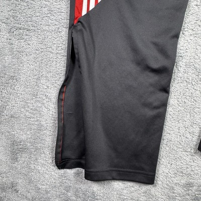 Vintage Adidas Track Pants Men XL Wide Leg Stripe Ankle Zip