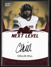2021 SAGE Premier Draft #21NL-CH2 Collin Hill Next Level Signatures Red