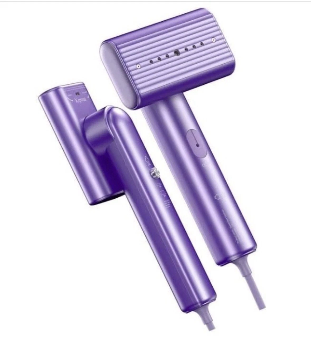 Kepwaa Portable Travel Clothes Steamer Handheld 1200W 120V Purple New In Box