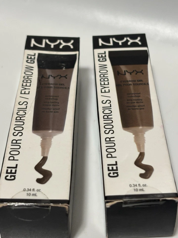 2 Pack NYX Cosmetics Eyebrow Gel EBG02 - Chocolate & EBG03 Brunette - Image 4 of 4